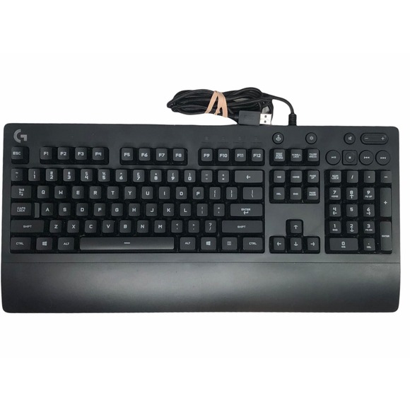 Logitech G213 Prodigy RGB Gaming Wired Keyboard Black Color Backlighting EUC - Picture 1 of 6